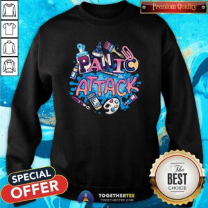 Hot Panic Attack Art Sweatshirt