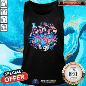 Hot Panic Attack Art Tank-top
