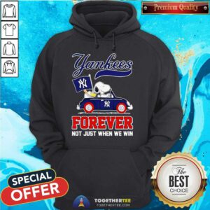 Hot Snoopy New York Yankees Flag Forever Not Just When We Win Hoodie