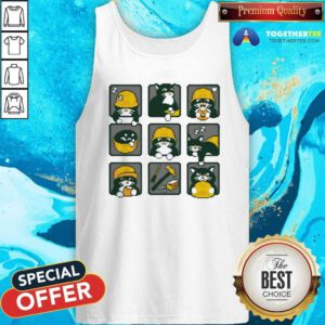 Official Rawpaw Construction Cats By Cats With Jobs Tank-top