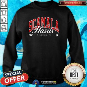 Official Scamala Harris The Liberal Dei Hire Sweatshirt