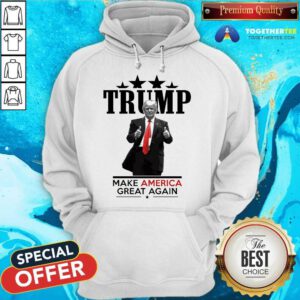 Official Trump Giving 2 Thumbs Up President Trump Rally Hoodie