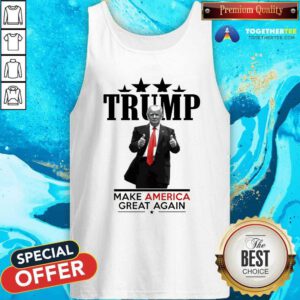 Official Trump Giving 2 Thumbs Up President Trump Rally Tank-top