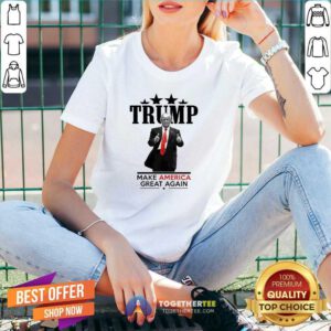 Official Trump Giving 2 Thumbs Up President Trump Rally V-neck