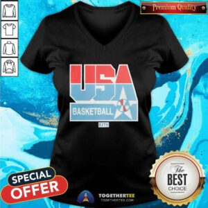 Official USA Basketball Kith Legend Vintage Nelson V-neck