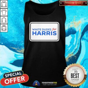 Official White Dudes For Harris Tank-top