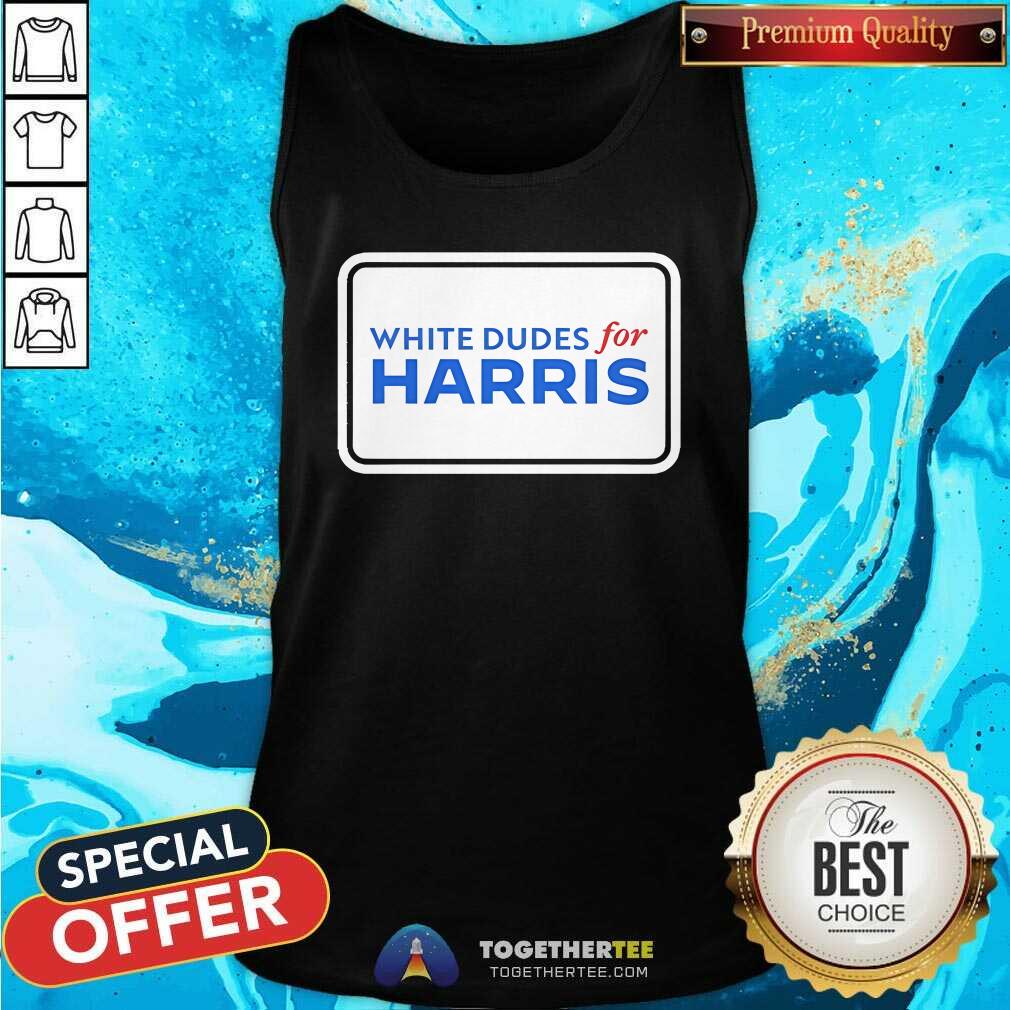 Official White Dudes For Harris Tank-top