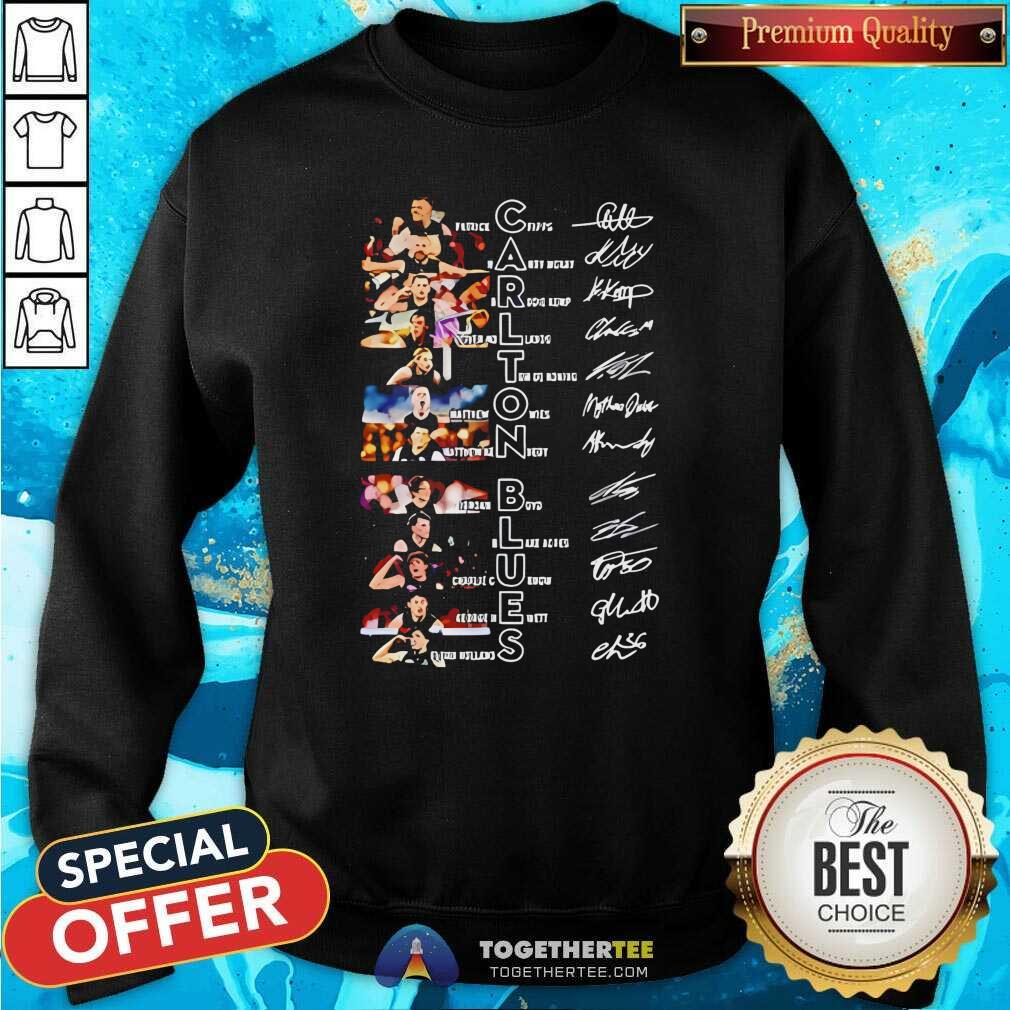 Premium 2024 Carlton Blues Signature Sweatshirt