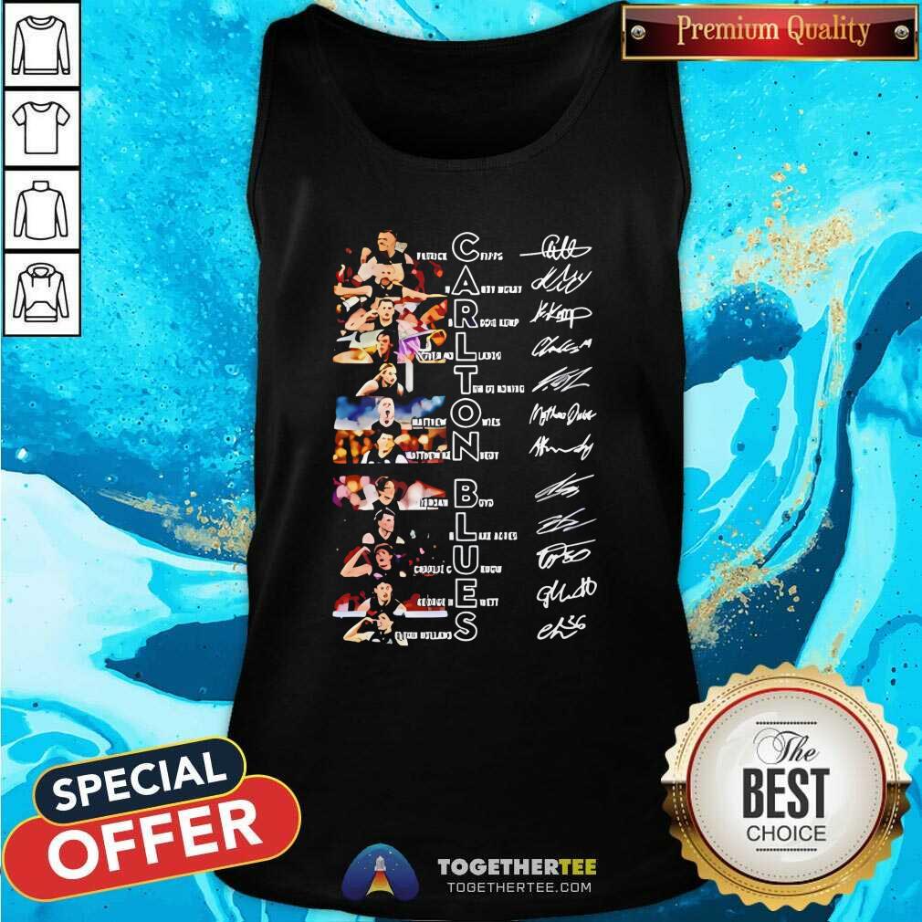Premium 2024 Carlton Blues Signature Tank-top