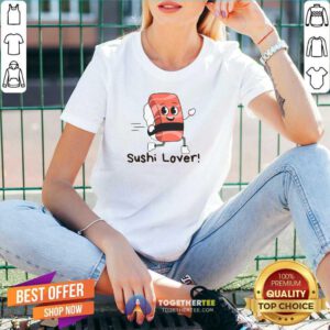 Premium Sushi Lover Enjoy Eating Japanese Sushi V-neck