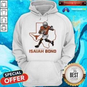 Premium Texas Football Isaiah Bond State Star Hoodie