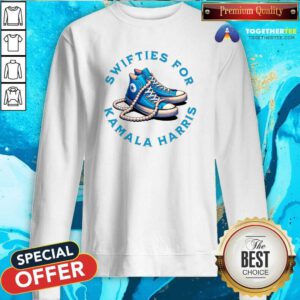 Pretty Swifties For Kamala Chucks And Pearls Harris Sweatshirt
