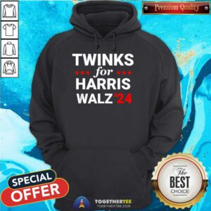 Pretty Twinks For Kamala Harris Tim Walz 2024 Hoodie