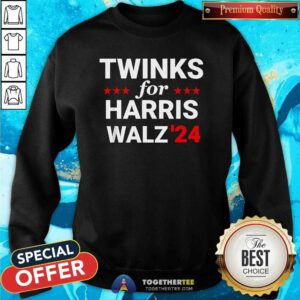 Pretty Twinks For Kamala Harris Tim Walz 2024 Sweatshirt