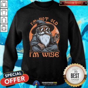 Top I'm Not Old I'm Wise Old Wizard Sweatshirt