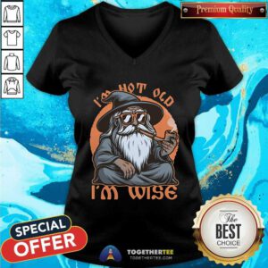 Top I'm Not Old I'm Wise Old Wizard V-neck