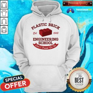 Top Plastic Brick Engineering School Hoodie