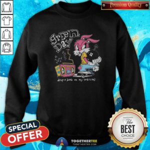 Top Rock Roll Repeat Forever Green Day Corvette Bunny Sweatshirt