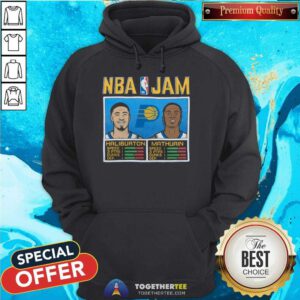 Top Youth NBA Jam Pacers Haliburton And Mathurin Hoodie