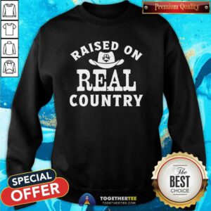 Awesome Hank Williams Jr Raised On Real Country Toddler Sweatshirt