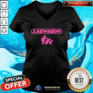 Awesome Lagwagon Girl Puke V-neck
