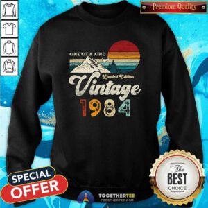 Awesome One Of A Kind Limited Edition Mountains Vintage 1984 Sweatshirt
