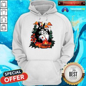 Awesome Totoro Camping With My Neighbor Hoodie
