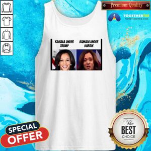 Funny Kamala Harris Under Trump Kamala Under Harris Tank-top