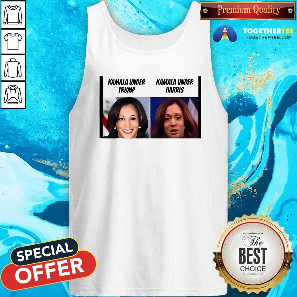 Funny Kamala Harris Under Trump Kamala Under Harris Tank-top