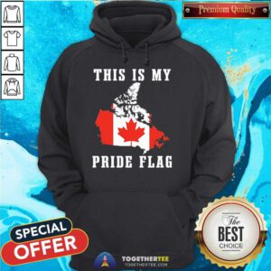 Funny This Is My Pride Flag Canada Hoodie