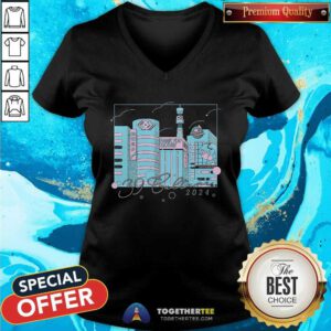 Good 39culture 2024 Art Big Silhouette Miku V-neck