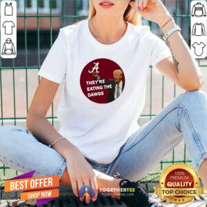 Good Alabama Trump They're Eating The Dawgs V-neck