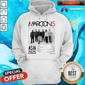 Good Maroon 5 Asia Tour 2025 Hoodie