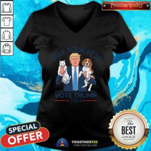 Good Save Your Pets Vote For Trump US Election 2024 V-neck
