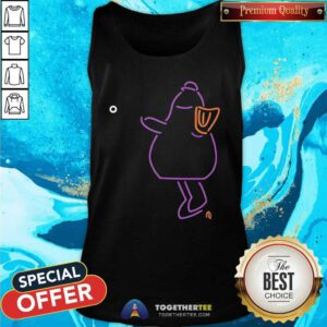 Hot Francisco Alvarez Purple Neon Mascot Throw Tank-top