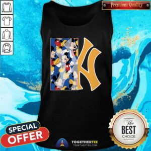Hot MLB Mickey Pattern Tank-top