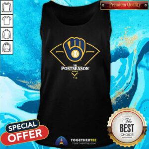 Hot Milwaukee Brewers 2024 MLB Postseason Around The Horn Tank-top