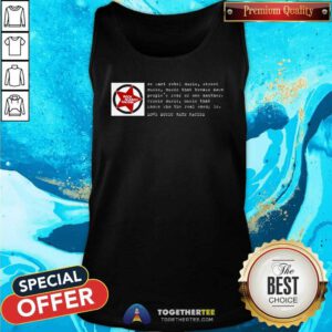 Hot Rock Against Racism Love Music Hate Racism Tank-top