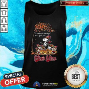 Nice Peanuts Characters Halloween Utah Utes Tank-top