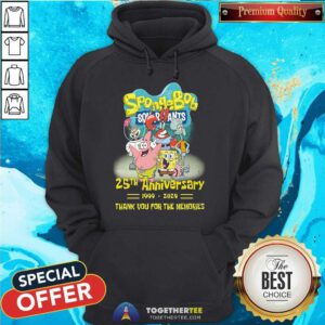Nice Spongebob Squarepants 25th Anniversary 1999-2024 Hoodie