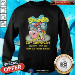 Nice Spongebob Squarepants 25th Anniversary 1999-2024 Sweatshirt