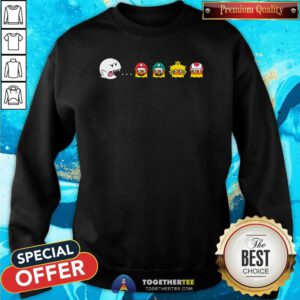 Nice Super Mario Pac-Boo Pacman Sweatshirt