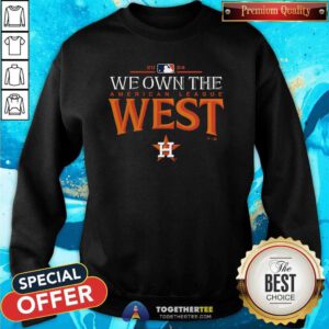 Official Houston Astros 2024 We Own The West American League West Sweatshirt