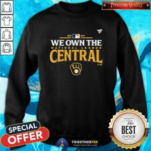 Official Milwaukee Brewers 2024 Nl Central Division Champions Sweatshirt