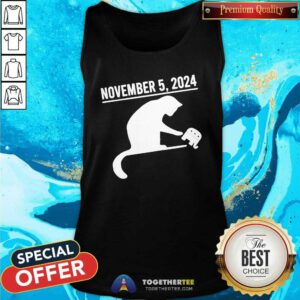 Official November 5 2024 The Revenge Of The Cat Ladies Cats Kamala Tank-top