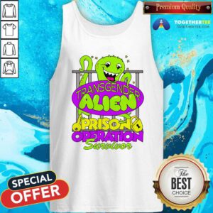 Official Transgender Alien Prison Operation Survivor Tank-top