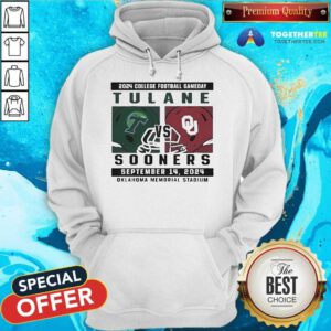Original Oklahoma Sooners Vs Tulane Gameday September 14 2024 Hoodie