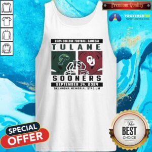Original Oklahoma Sooners Vs Tulane Gameday September 14 2024 Tank-top