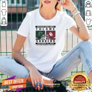 Original Oklahoma Sooners Vs Tulane Gameday September 14 2024 V-neck