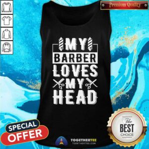 Original Summerhays Bros My Barber Loves My Head Tank-top